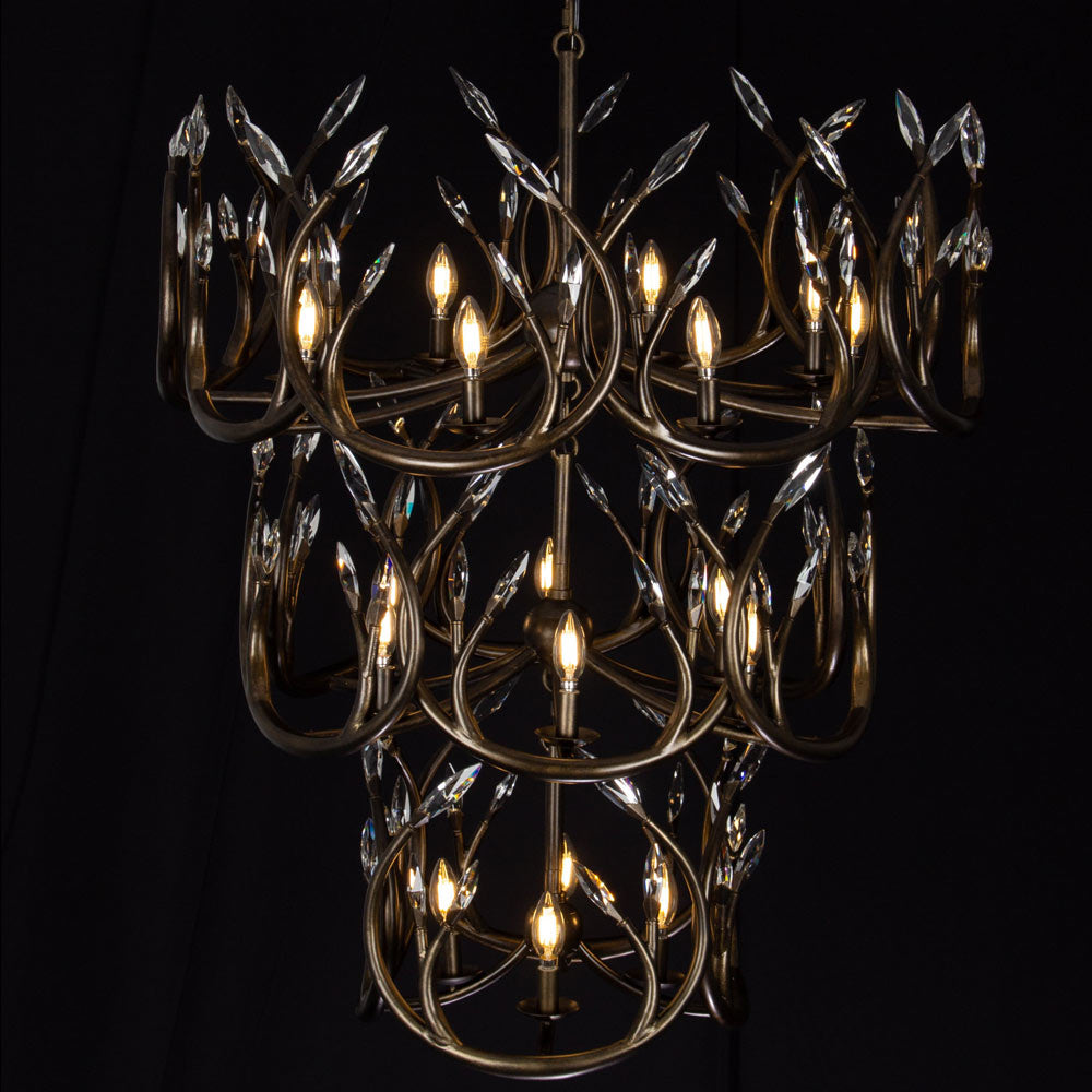 Chalet Chandelier in Detail.