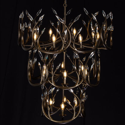 Chalet Chandelier in Detail.