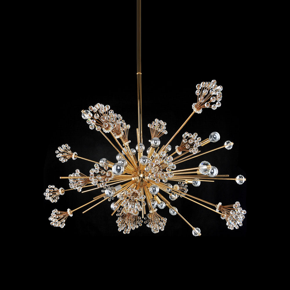 Constellation Chandelier in Gold (47-Inch).
