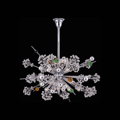 Constellation Colorata Chandelier in Chrome (36-Inch).