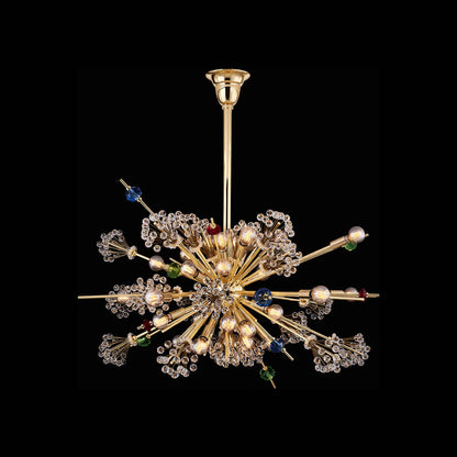 Constellation Colorata Chandelier in Gold (36-Inch).