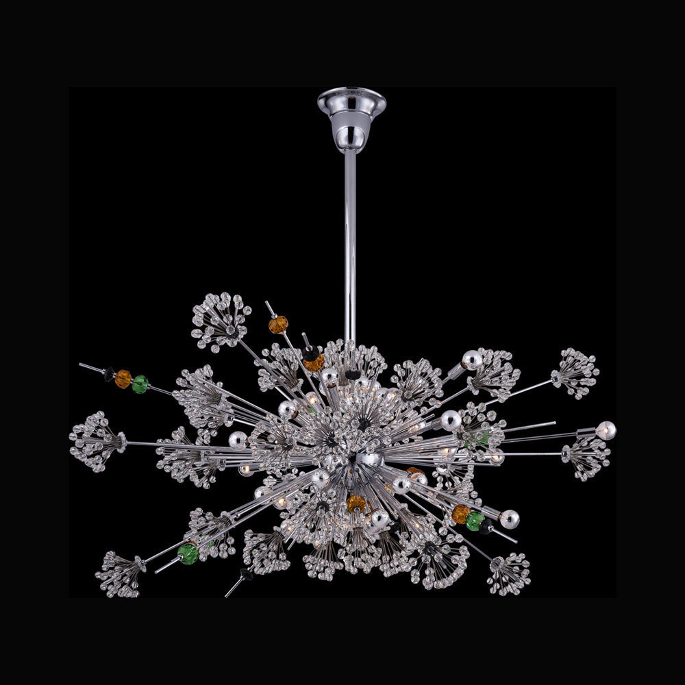 Constellation Colorata Chandelier in Chrome (60-Inch).
