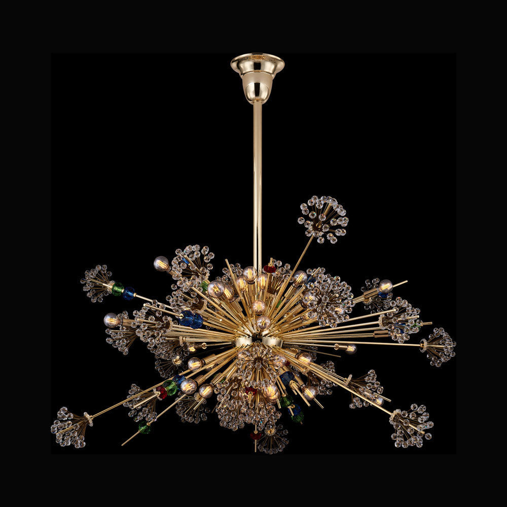 Constellation Colorata Chandelier in Gold (60-Inch).