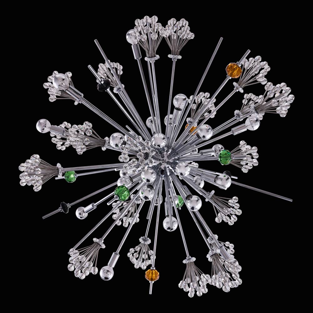 Constellation Colorata Chandelier in Detail.