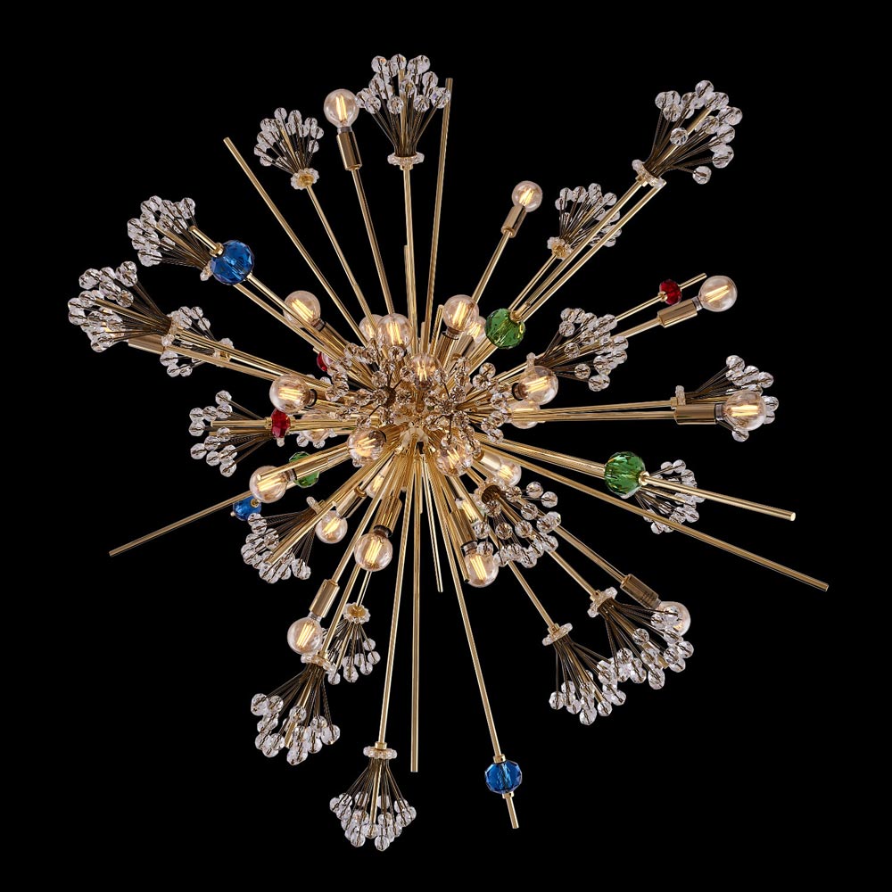 Constellation Colorata Chandelier in Detail.