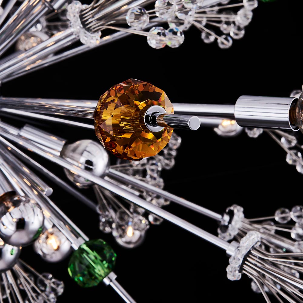 Constellation Colorata Chandelier in Detail.