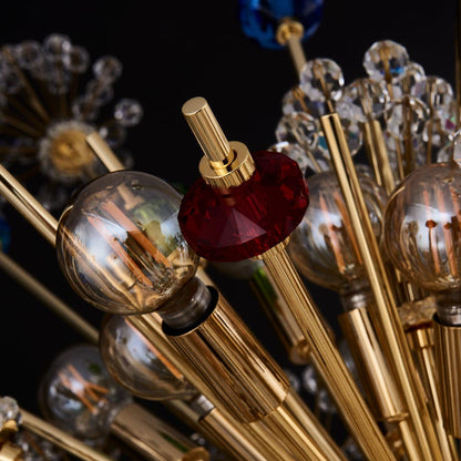 Constellation Colorata Chandelier in Detail.