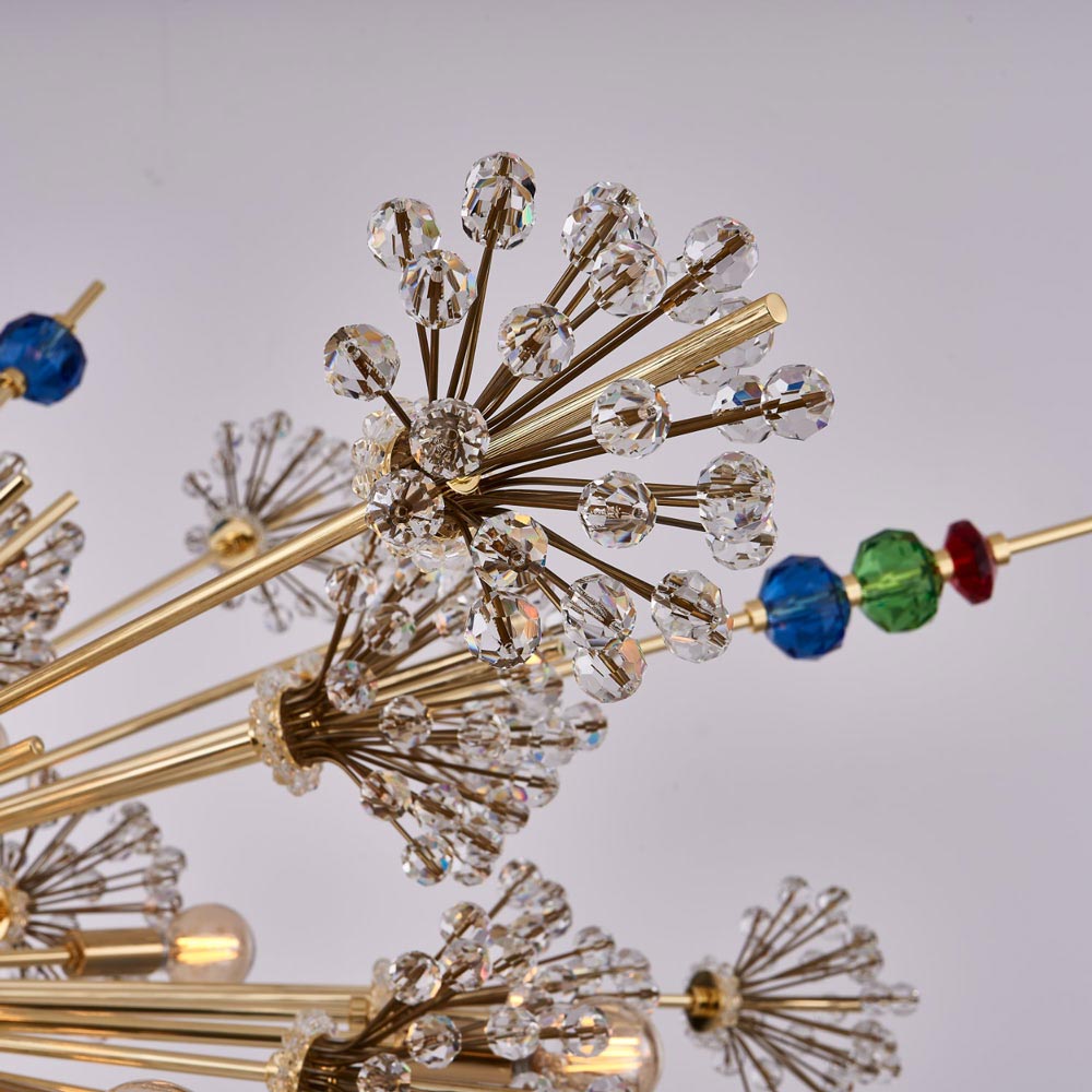 Constellation Colorata Chandelier in Detail.