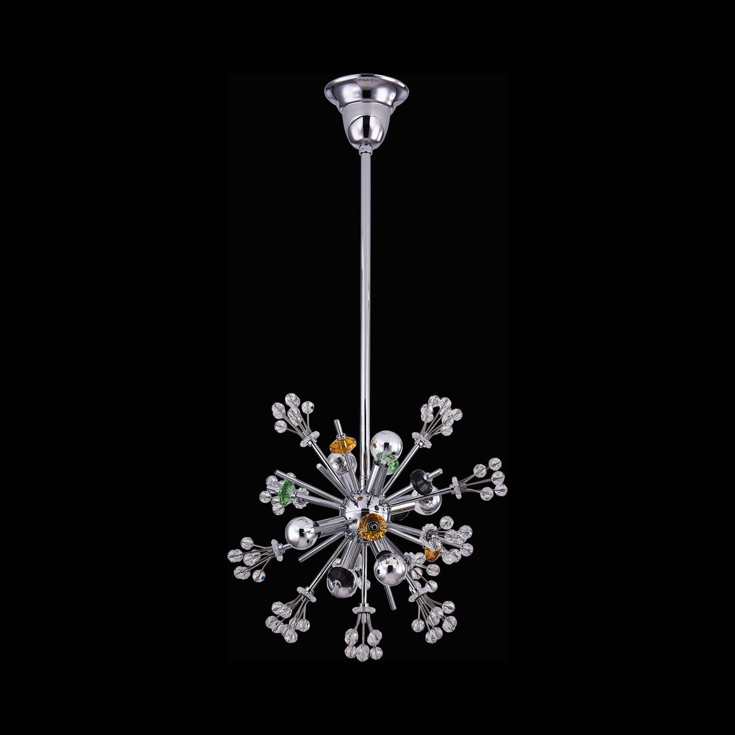 Constellation Colorata Pendant Light in Chrome (13-Inch).