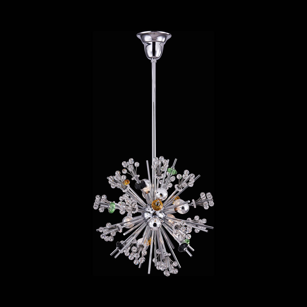 Constellation Colorata Pendant Light in Chrome (19-Inch).