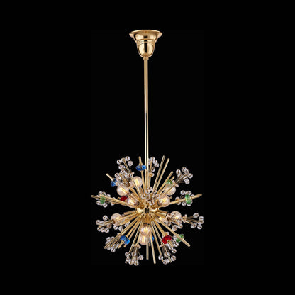 Constellation Colorata Pendant Light in Gold (19-Inch).