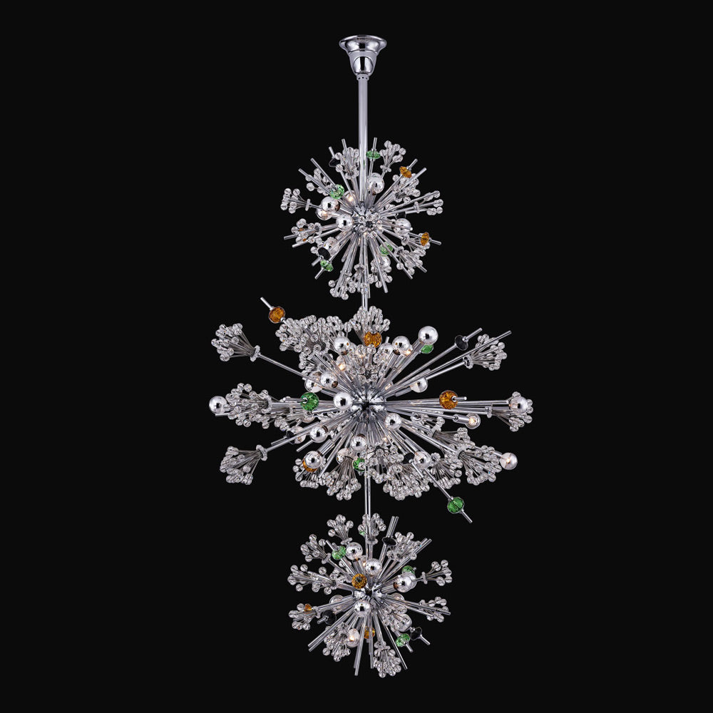 Constellation Colorata Tiered Chandelier in Detail.