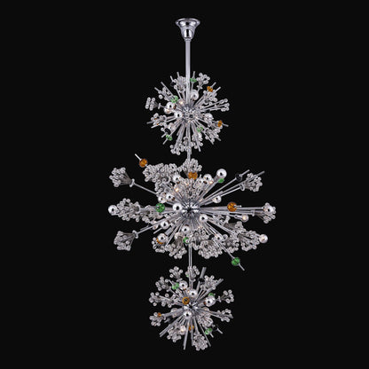 Constellation Colorata Tiered Chandelier in Detail.