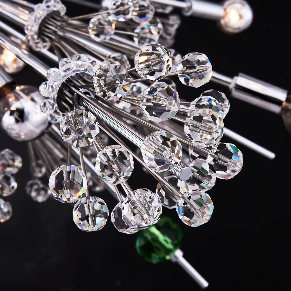 Constellation Colorata Tiered Chandelier in Detail.