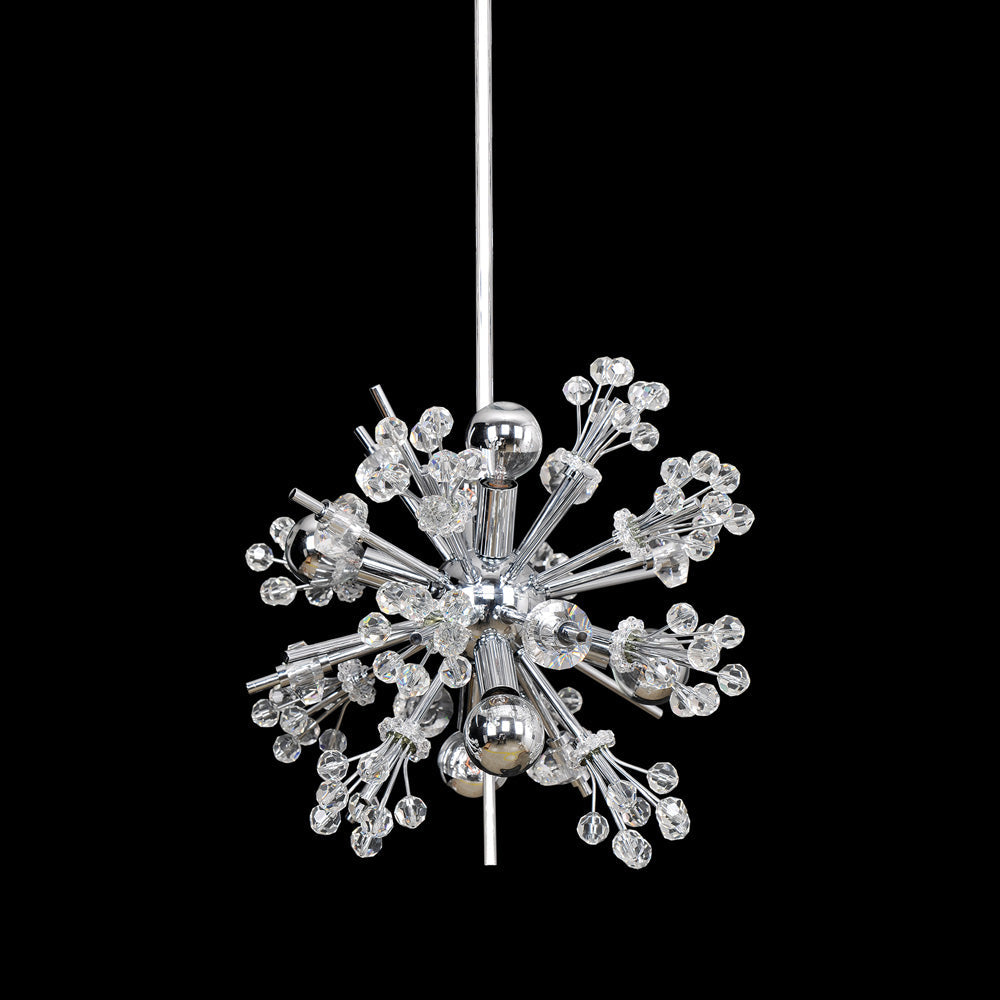 Constellation Pendant Light in Chrome (6-Light).