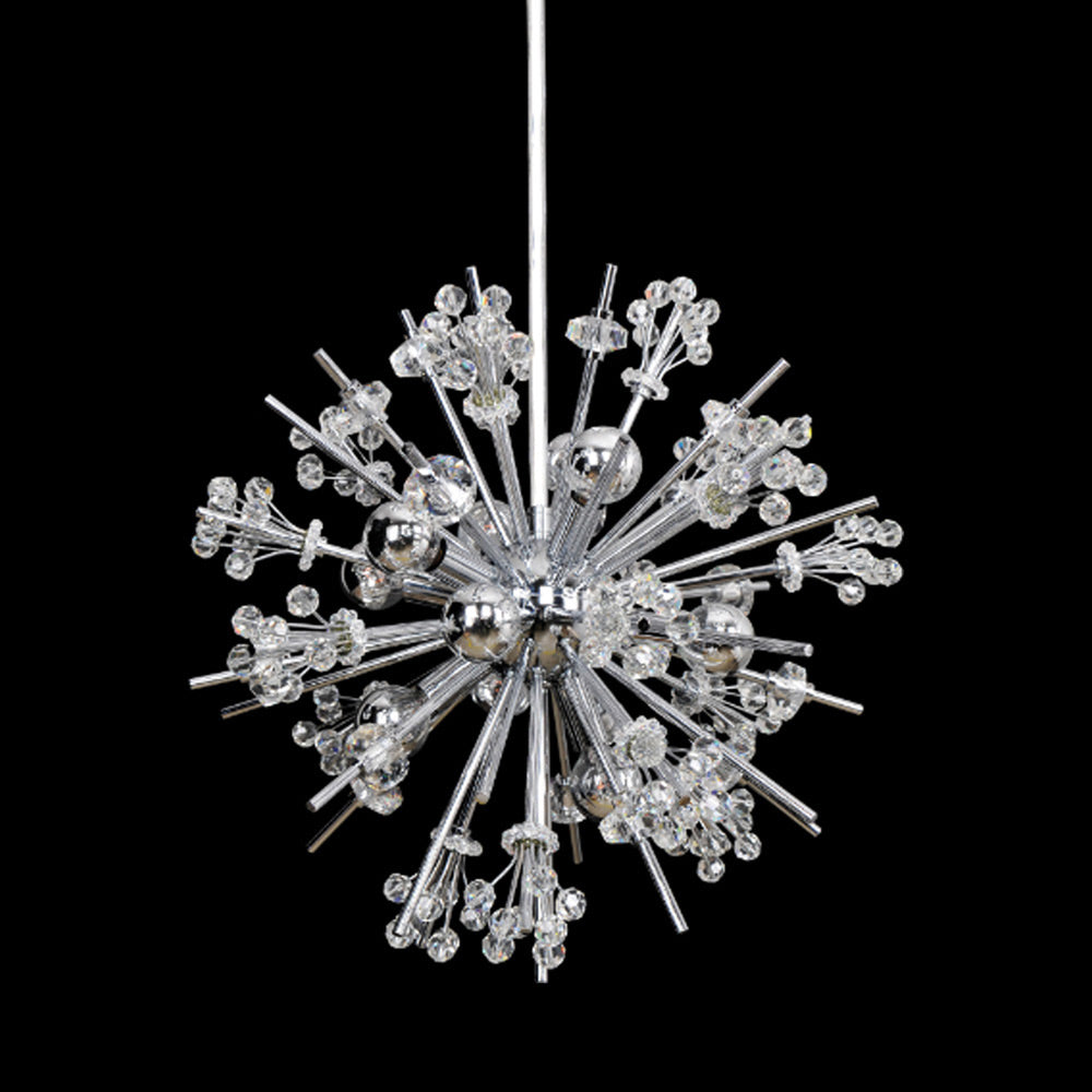 Constellation Pendant Light in Chrome (10-Light).