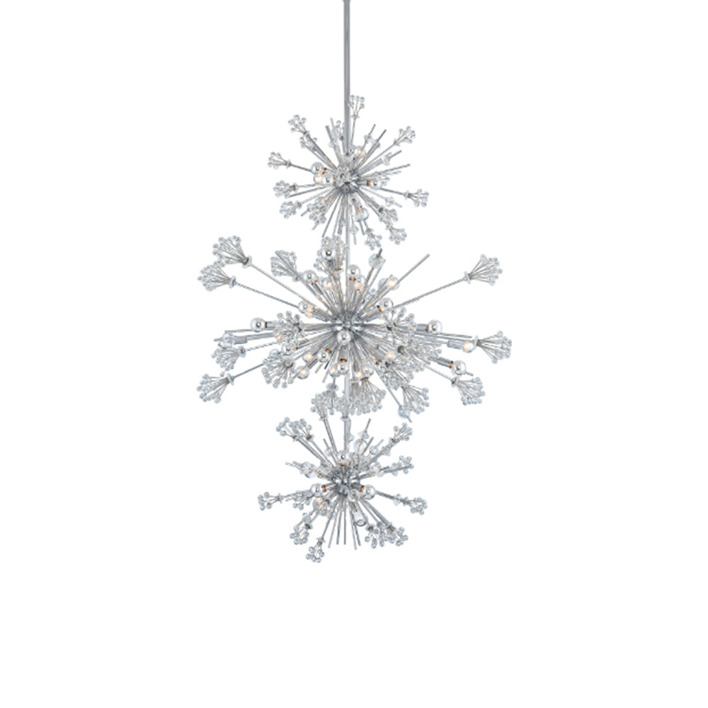 Constellation Tiered Chandelier in Chrome.