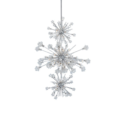 Constellation Tiered Chandelier in Chrome.