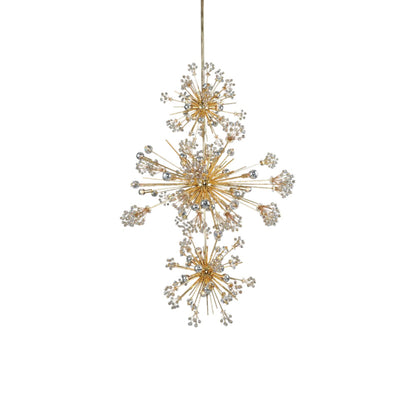 Constellation Tiered Chandelier in Gold.
