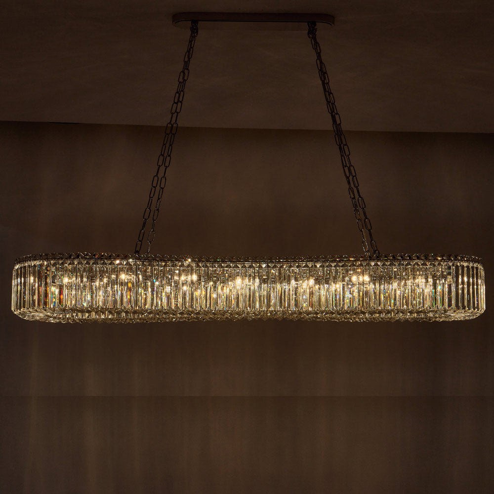 Corda Linear Pendant Light in Detail.