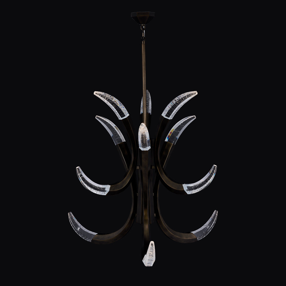 Corna LED Chandelier in Detail.
