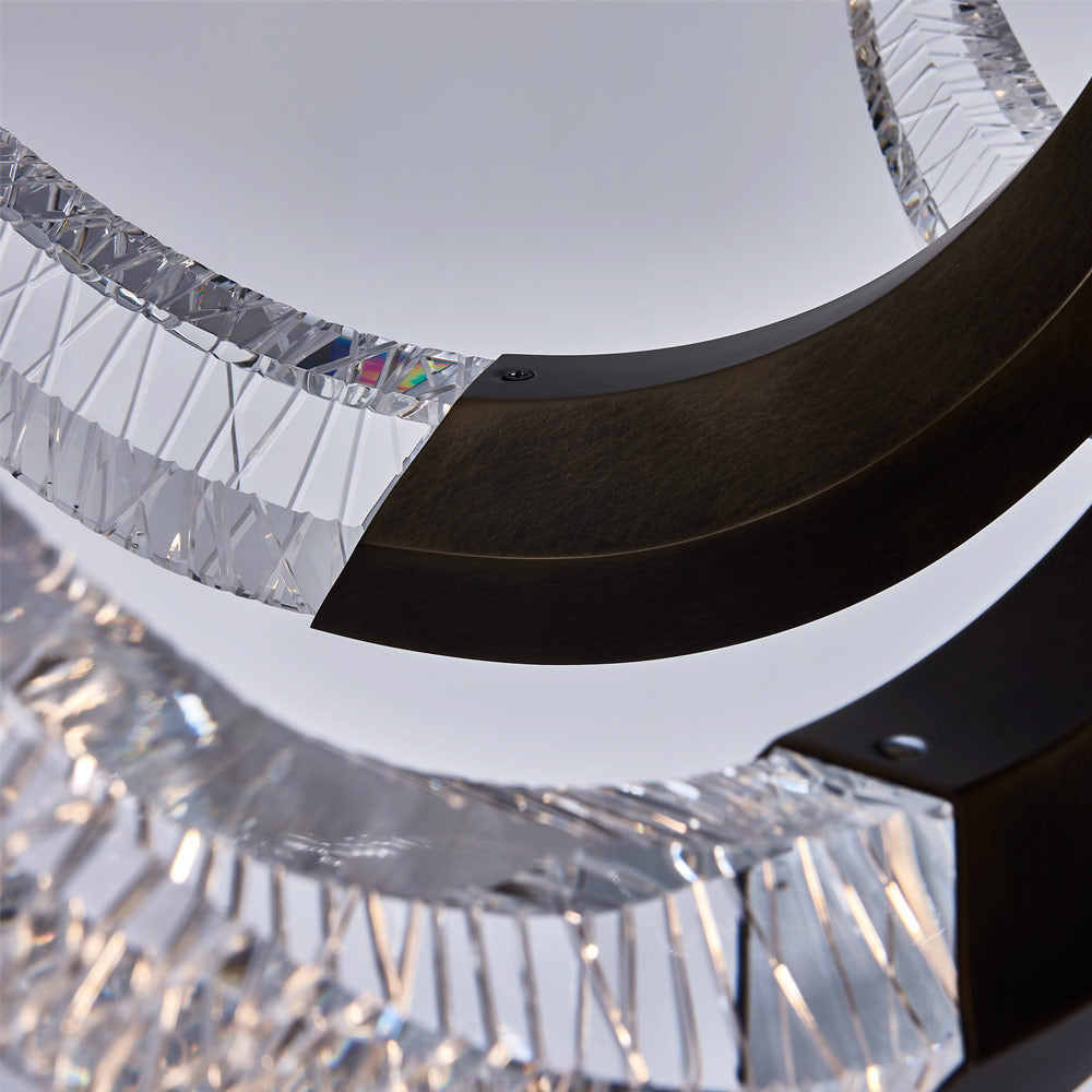 Corna LED Chandelier in Detail.