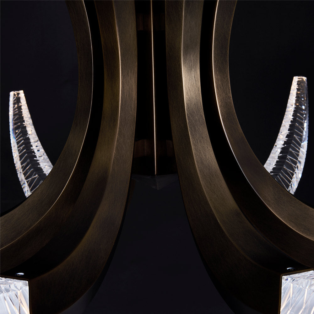 Corna LED Chandelier in Detail.