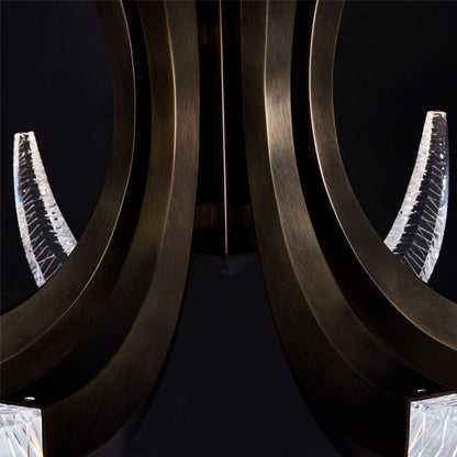 Corna LED Chandelier in Detail.