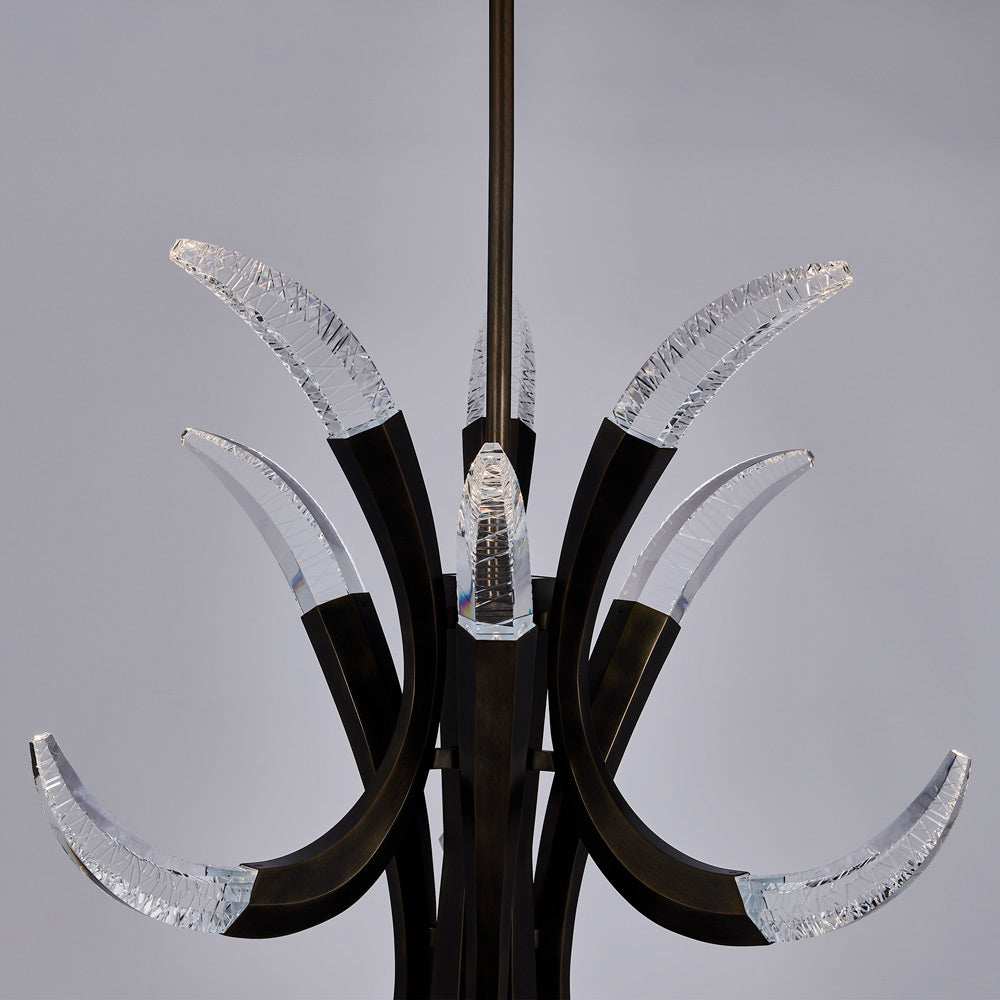 Corna LED Chandelier in Detail.