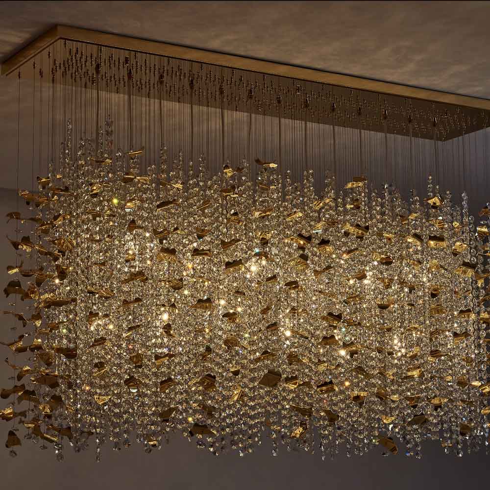 Custom Linear Pendant Light in Detail.