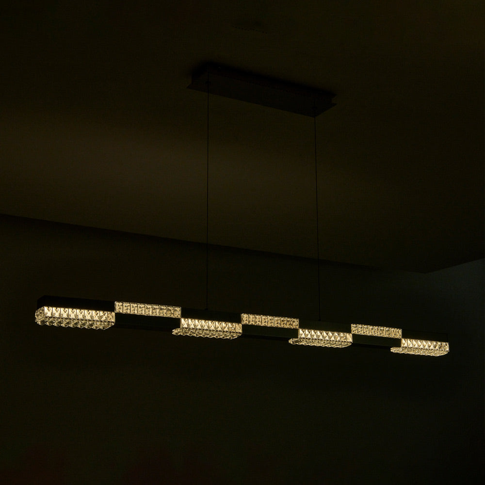 Dama Linear LED Pendant Light in Detail.