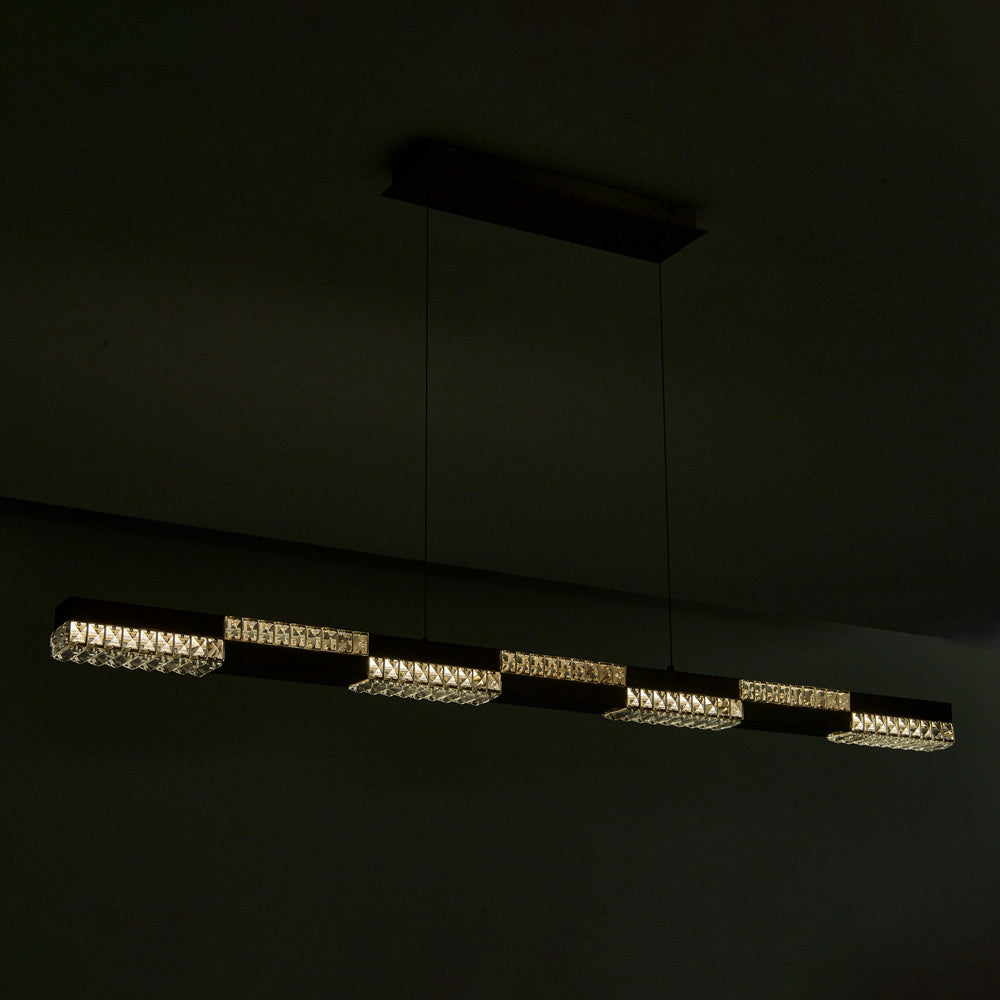 Dama Linear LED Pendant Light in Detail.