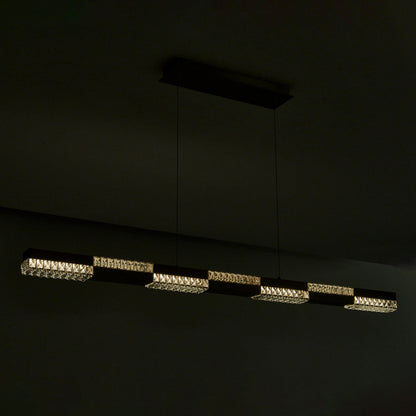 Dama Linear LED Pendant Light in Detail.