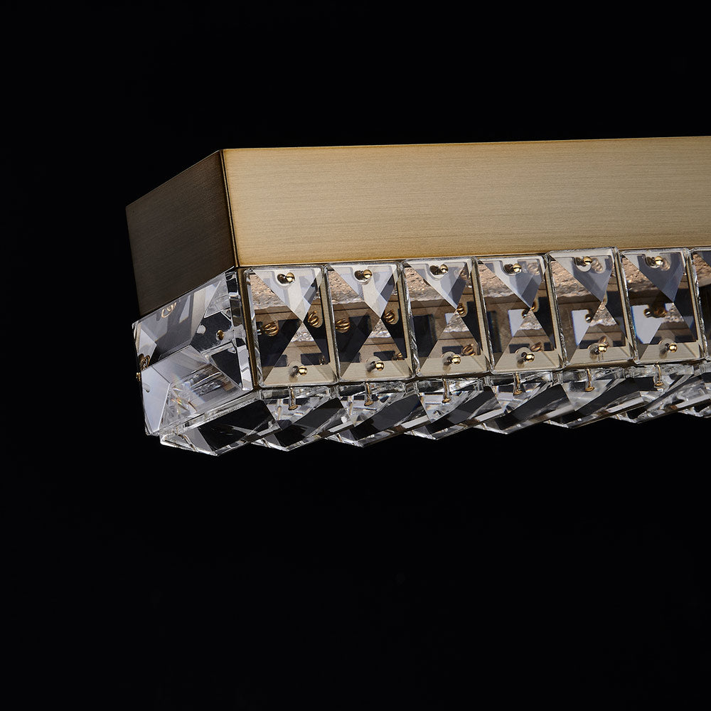 Dama Linear LED Pendant Light in Detail.