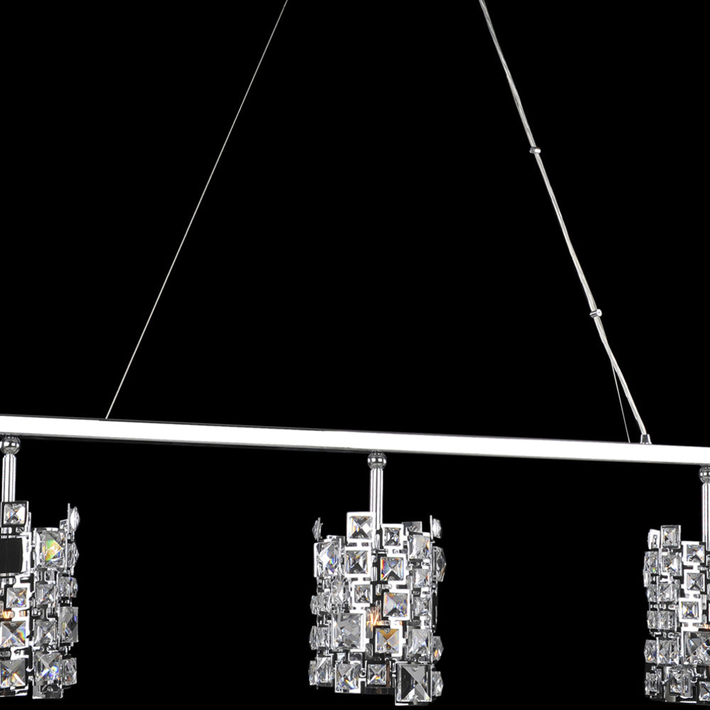 Dolo Linear Pendant Light in Detail.