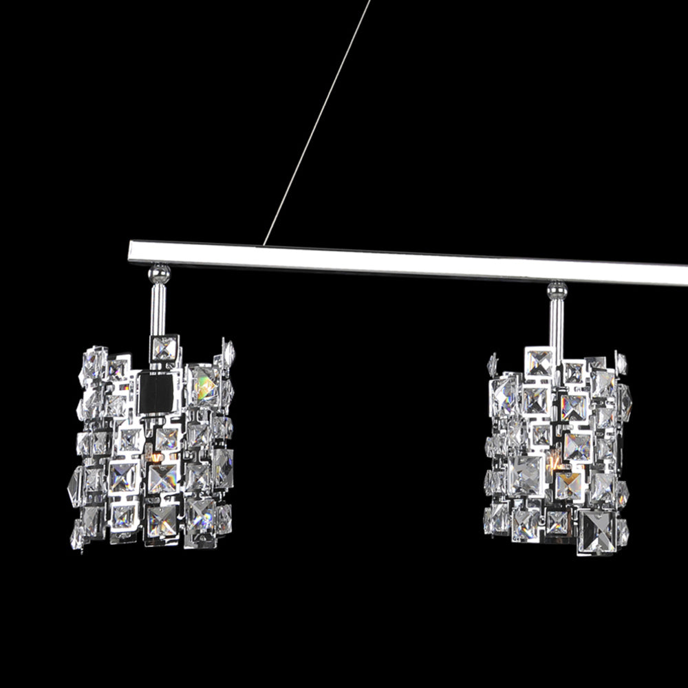 Dolo Linear Pendant Light in Detail.