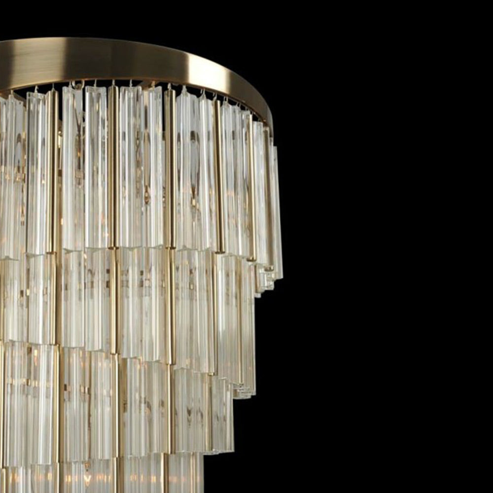 Espirali Foyer Chandelier in Detail.