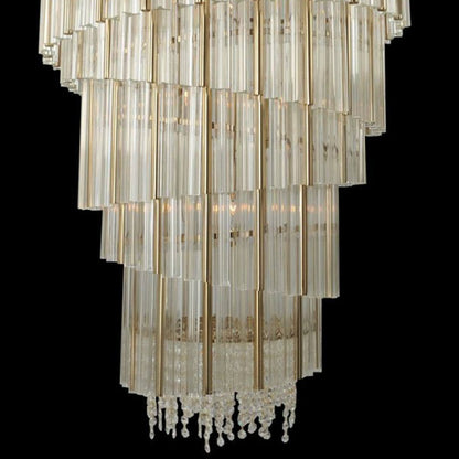 Espirali Foyer Chandelier in Detail.