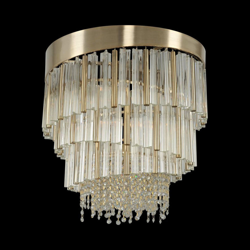 Espirali Semi Flush Convertible Pendant Light.