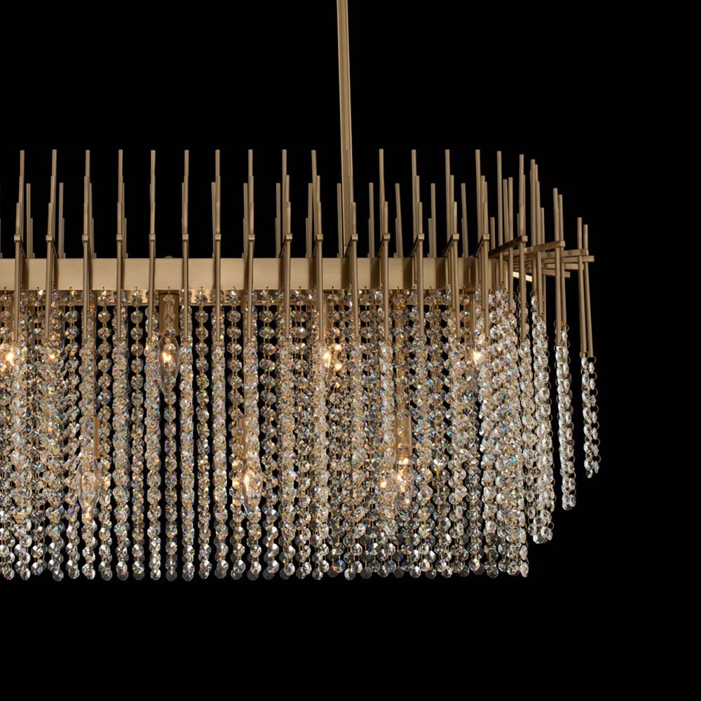 Estrella Linear Pendant Light in Detail.