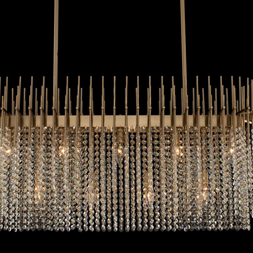 Estrella Linear Pendant Light in Detail.