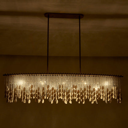 Farfalle Linear Pendant Light in Detail.