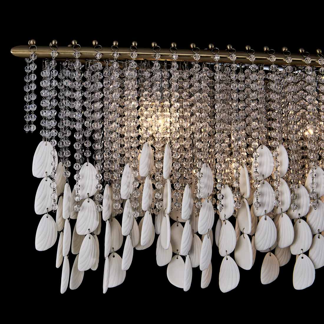 Farfalle Linear Pendant Light in Detail.