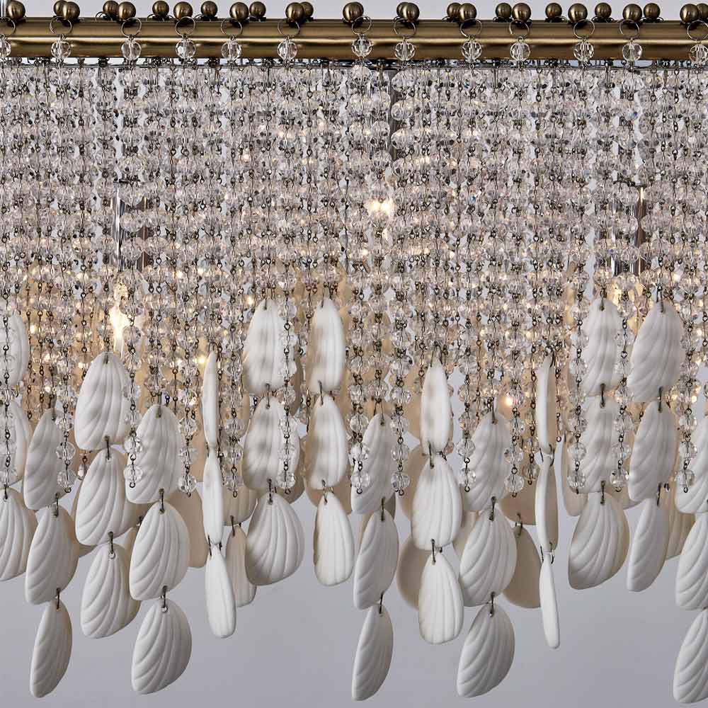 Farfalle Linear Pendant Light in Detail.