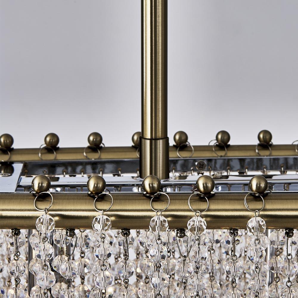 Farfalle Linear Pendant Light in Detail.