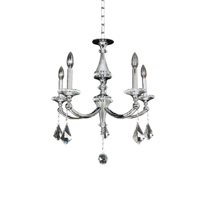 Floridia Chandelier in Chrome (5-Light).