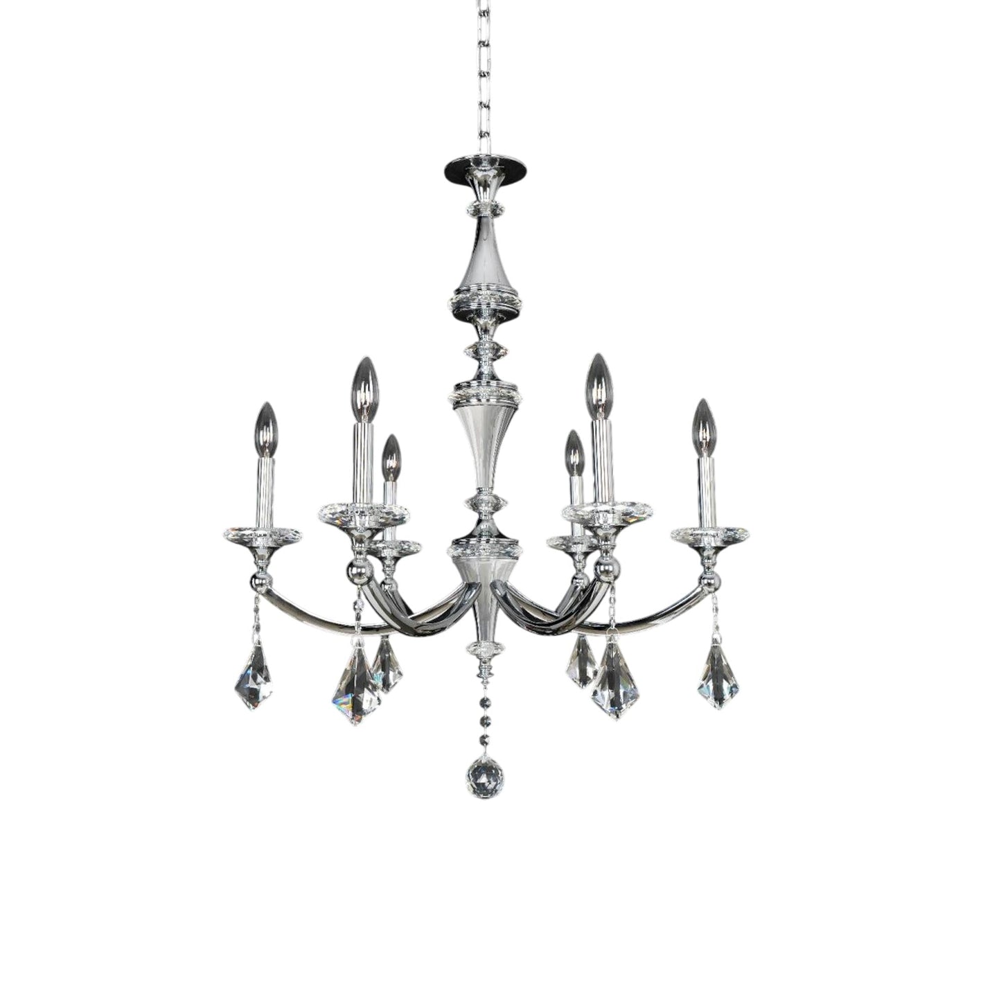 Floridia Chandelier in Chrome (6-Light).