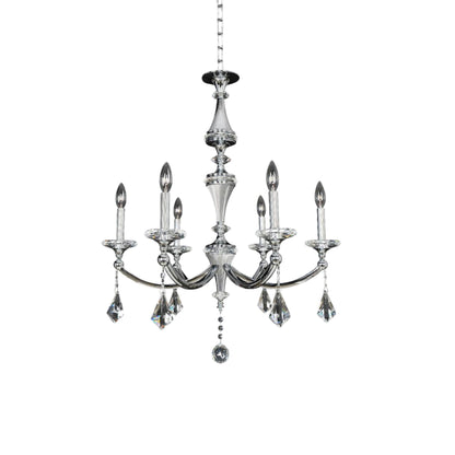 Floridia Chandelier in Chrome (6-Light).