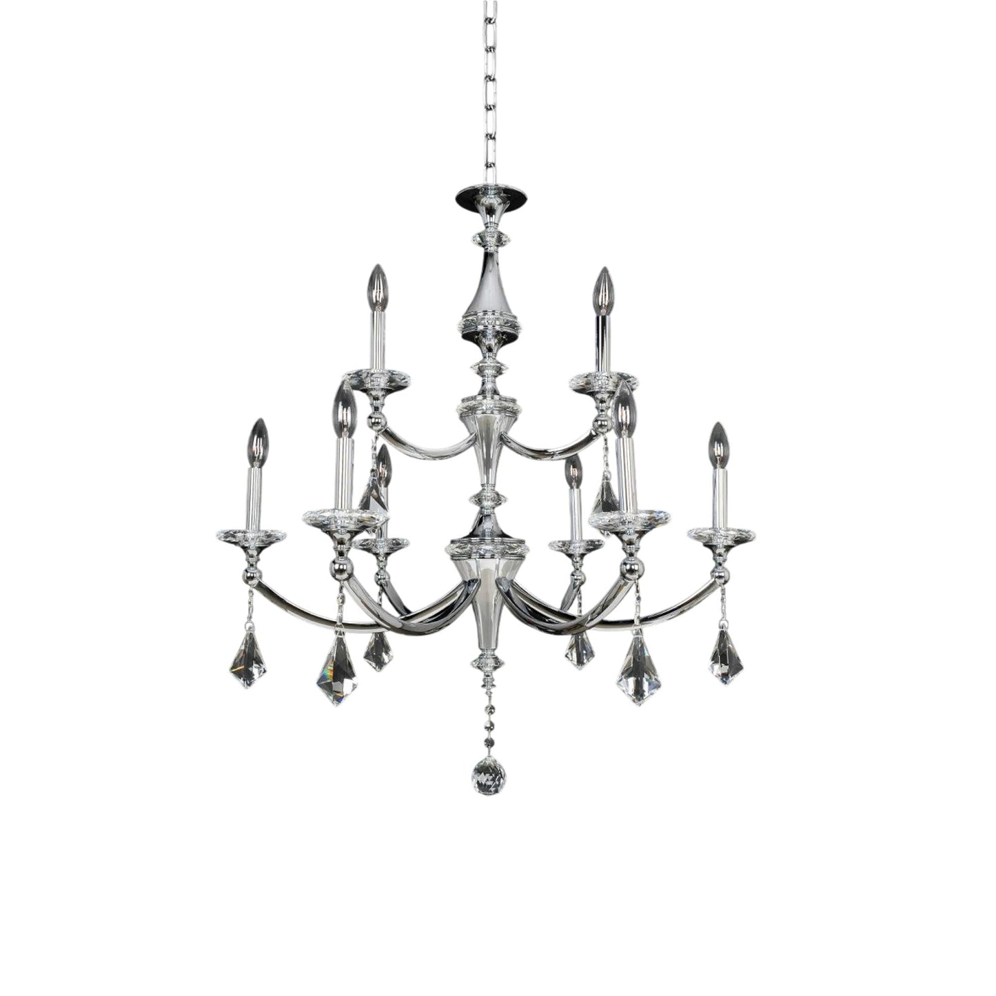 Floridia Chandelier in Chrome (9-Light).