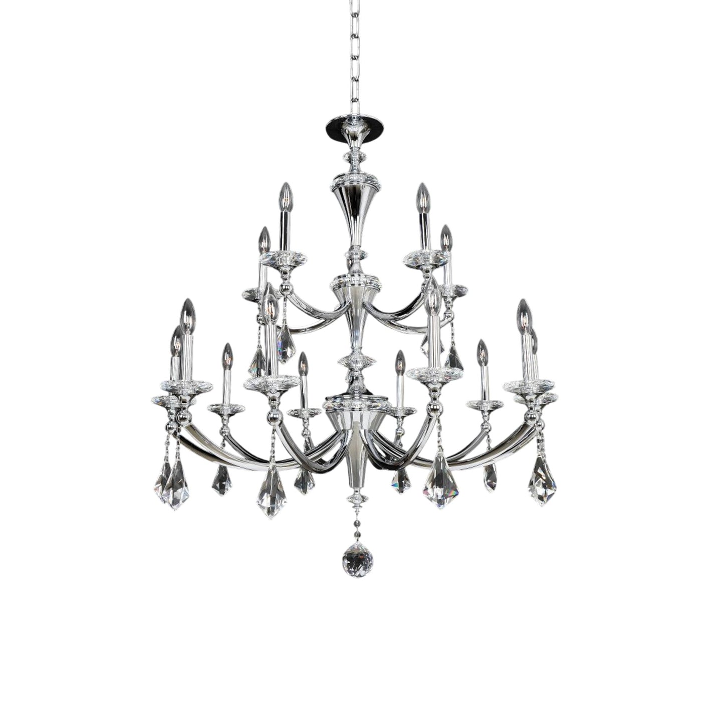 Floridia Chandelier in Chrome (15-Light).